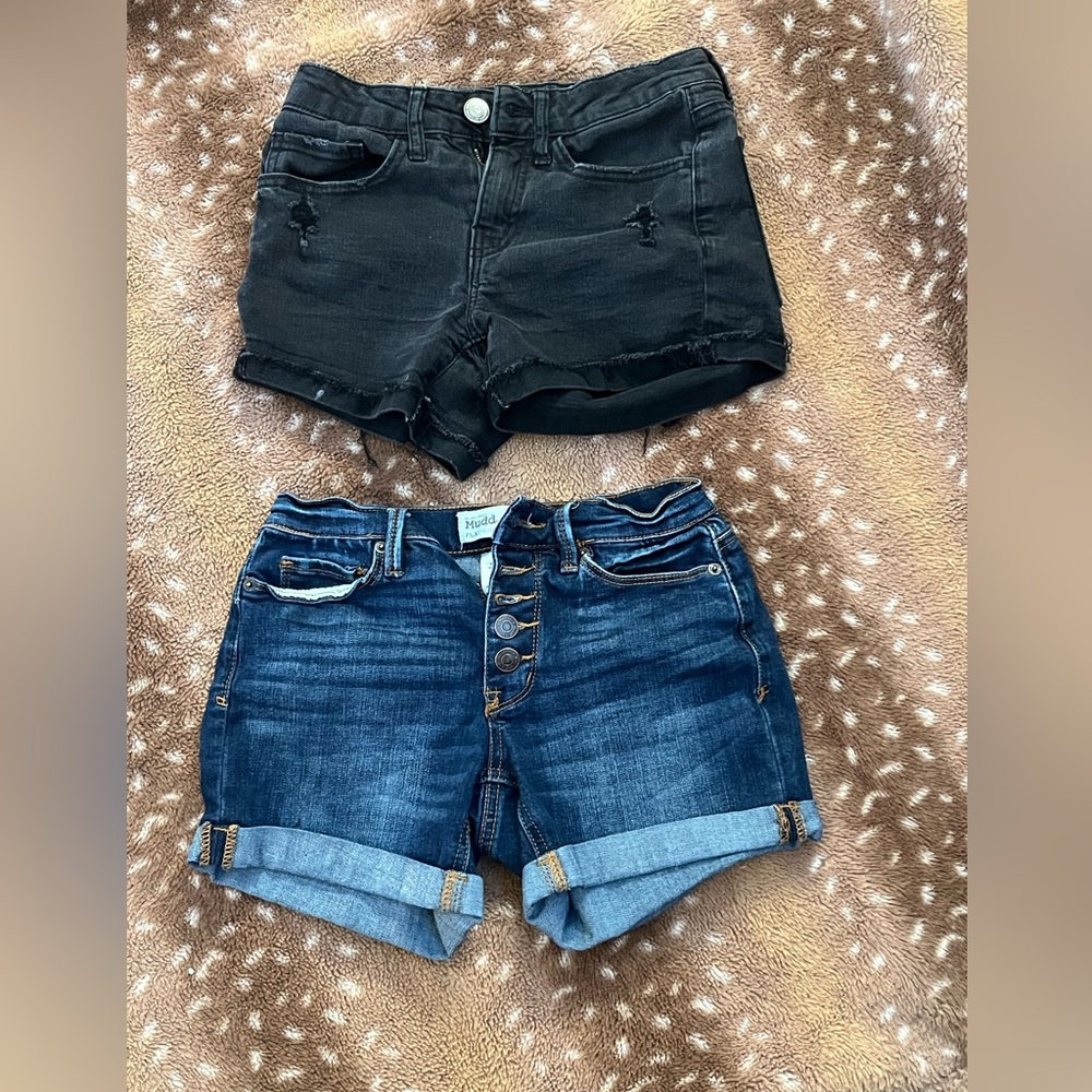 2 pair size 0 shorts